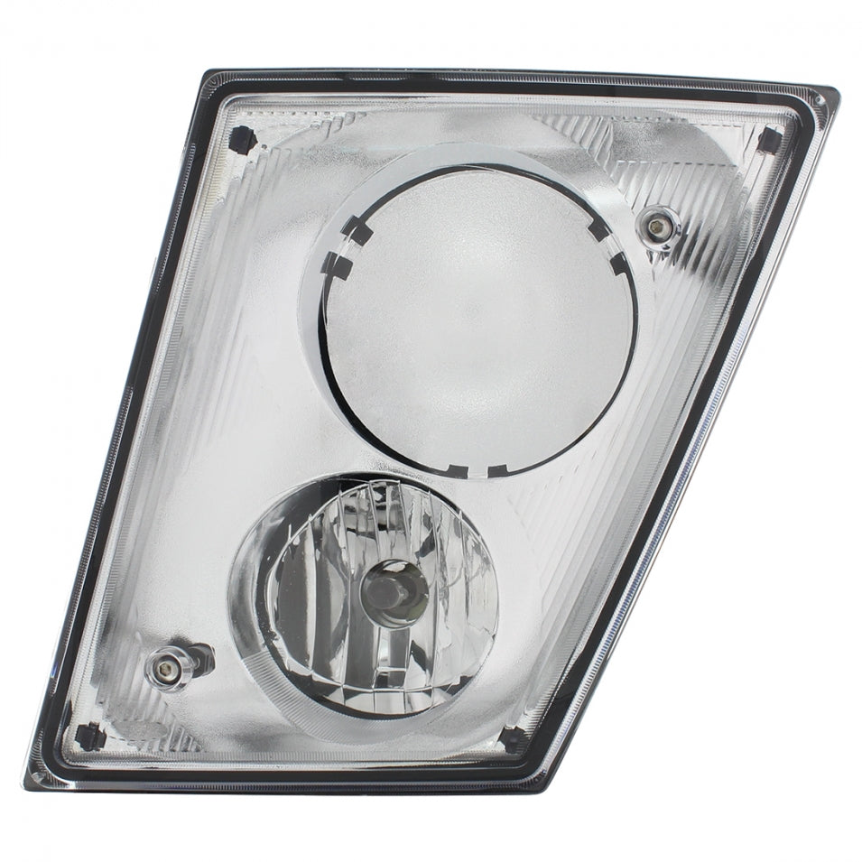 Chrome Fog Light Assembly for 2003 - 2017 Volvo VN/VNL
