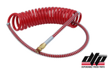 Red Air Hose, Coiled