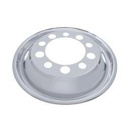 22 1/2" O.D. Stainless Front Wheel Cover Only - 2 Vent Hole, Stud Piloted