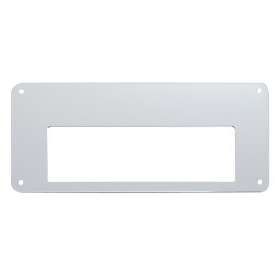 Stainless Steel 4"x 5" Permit Sticker Plate With Adhesive