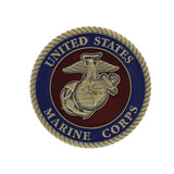 1 3/4" U.S. Military Adhesive Metal Medallion