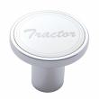 "Tractor" Air Valve Knob - Stainless Plaque w/ Cursive Script