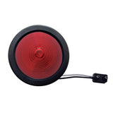2 1/2" Beehive Clearance/Marker Light - Red Lens