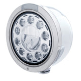 Stainless "Bullet" Half Moon Headlight & Turn Signals