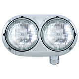 Peterbilt 359 Stainless Dual Headlights