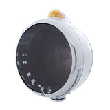 Chrome Guide 682-C Style Headlight Crystal H4 & LED Signal Clear Lens