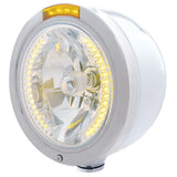 Stainless "Bullet" Half Moon Headlight & Turn Signals