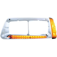 Freightliner FLD Headlight Bezel with Turn Signal