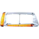 Freightliner FLD Headlight Bezel with Turn Signal