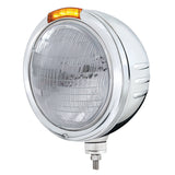 Stainless "Bullet" Embossed Stripe Headlight & Dual Function Turn Signals
