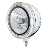 Stainless "Bullet" Embossed Stripe Headlight & Dual Function Turn Signals