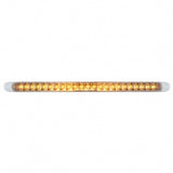 23 SMD LED 17 1/4" Reflector Turn Signal Light Bar Only - Amber LED/Clear Lens