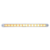 14 LED 12" Auxiliary Warning Light Bar w/ Bezel