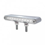 10 LED 6 1/2" Double Face Light Bar - Amber LED/Clear Lens