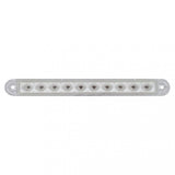 10 LED 6 1/2" Turn Signal Light Bar - Amber LED/Clear Lens