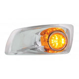 Kenworth T660 Front Bumper Light Bezel w/ 17 Amber LED Dual Function Lights