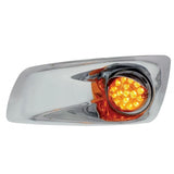 Kenworth T660 Front Bumper Light Bezel w/ 17 Amber LED Single Function Lights