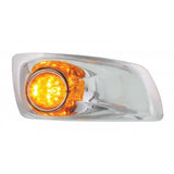 Kenworth T660 Front Bumper Light Bezel w/ 17 Amber LED Dual Function Lights