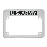 U.S. Military Motorcycle License Plate Frame