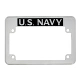 U.S. Military Motorcycle License Plate Frame