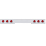 1 Piece Rear Light Bar w/ Six 10 LED 4" Lights & Bezels