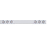 1 Piece Rear Light Bar w/ Six 10 LED 4" Lights & Bezels