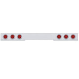 1 Piece Rear Light Bar w/ Six 36 LED 4" Lights & Bezels