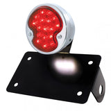 LED Ford Tail Lights w/ Black Horizontal License Bracket