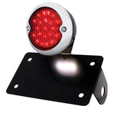 LED Ford Tail Lights w/ Black Horizontal License Bracket