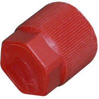 R134A CAP RED M10X1.25 HI SIDE